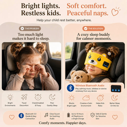 Comfymom™ Kids Bluetooth Headband & Sleep Mask