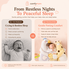 ComfyMom™ Soothing Sleep Companion – Interactive Plush Toy with Gentle Patting Motion