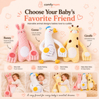 ComfyMom™ Soothing Sleep Companion – Interactive Plush Toy with Gentle Patting Motion