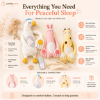 ComfyMom™ Soothing Sleep Companion – Interactive Plush Toy with Gentle Patting Motion
